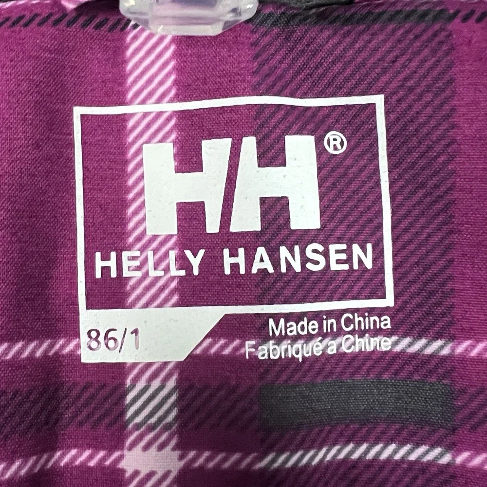 Helly Hansen Toddler Snowboard Ski Jacket Size 86/1 year‎ Pink Plaid Kids